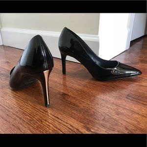 ZARA TRAFALUC PATENT HEELS